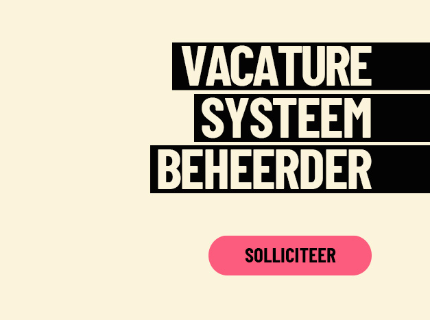 Vacature Systeembeheerder